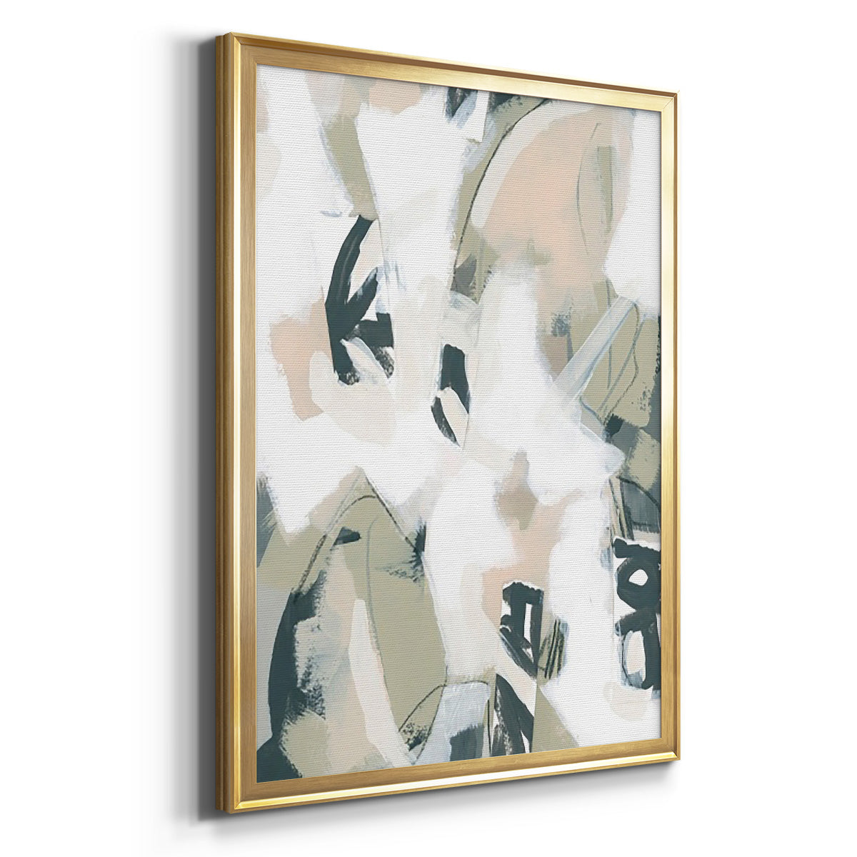 Sumi Storm I - Modern Framed Canvas Print