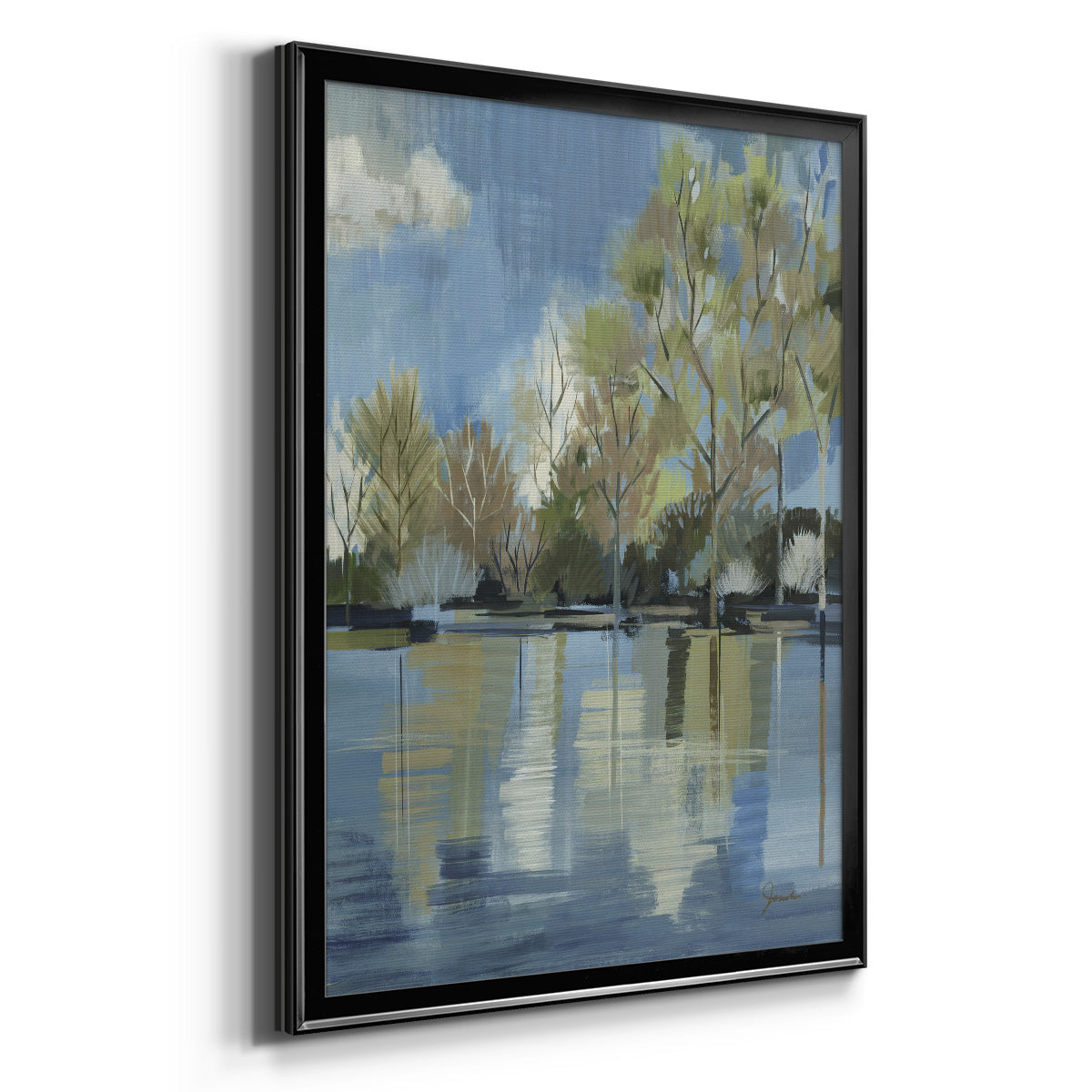 Enchanted Forest I - Modern Framed Canvas Print