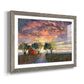 Fire in the Sky - Barnwood Framed Art Print