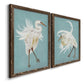 Heron Plumage III - Premium Framed Canvas 2 Piece Set - Ready to Hang