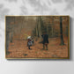 The Woodman and his Children, 1886 - Floater Framed Canvas Print