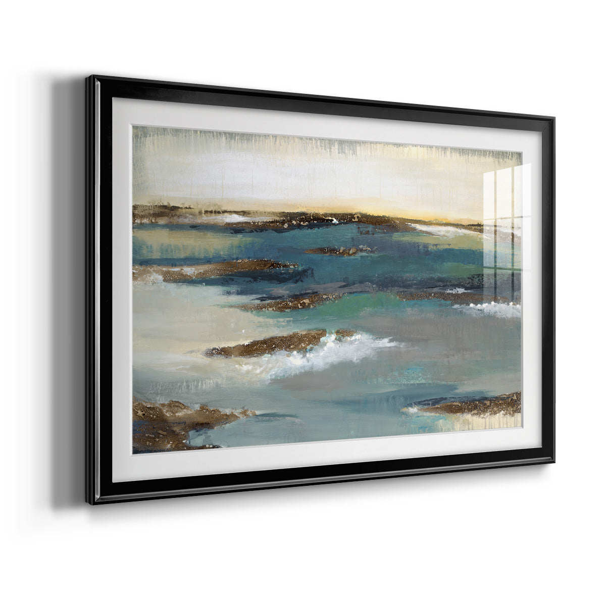 Coastal Bluffs - Modern Framed Art Print