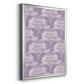 Happy Galentine's Day Collection E - Modern Framed Canvas Print