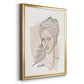 Greek Busts V - Modern Framed Canvas Print