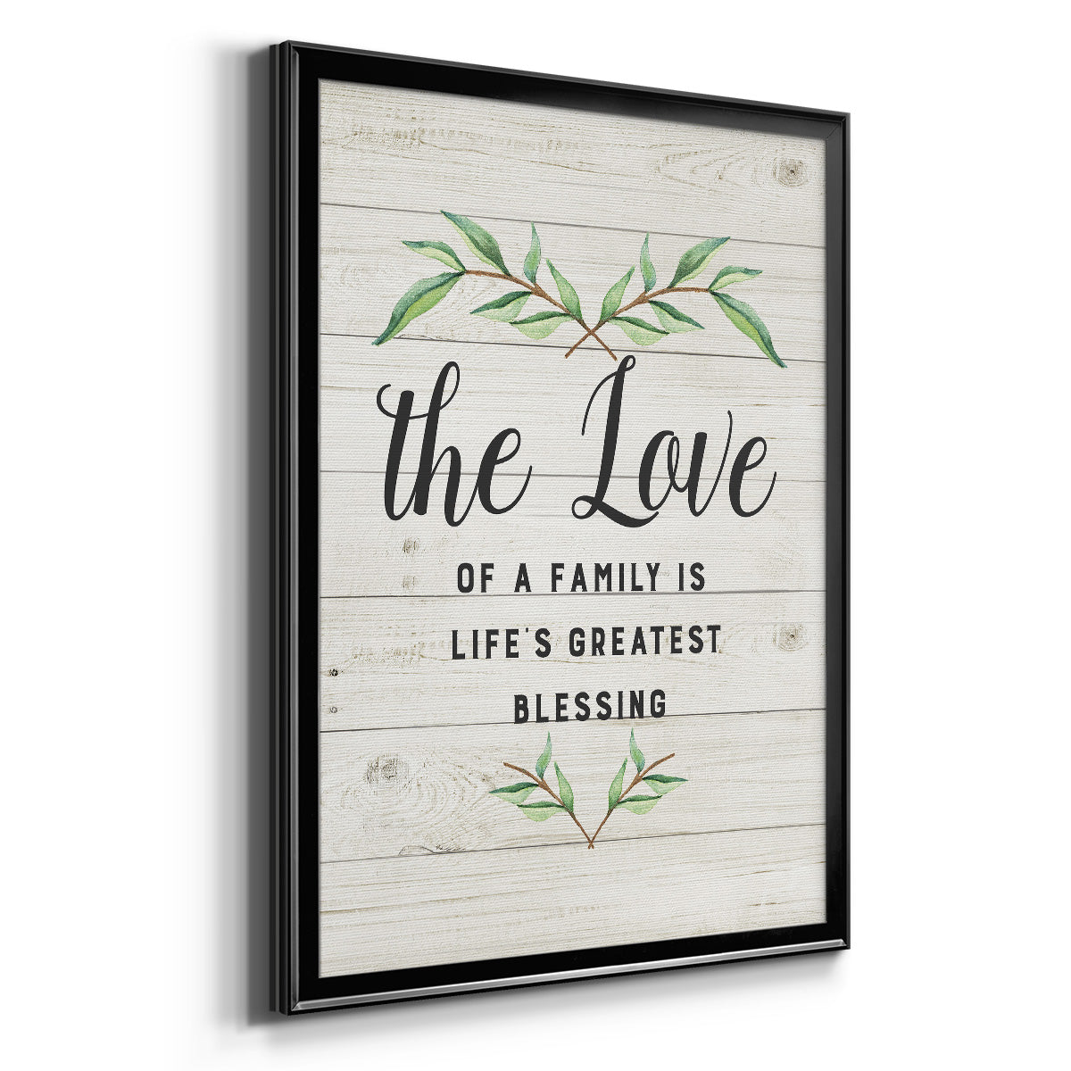 Love of a Family - Modern Framed Canvas Print