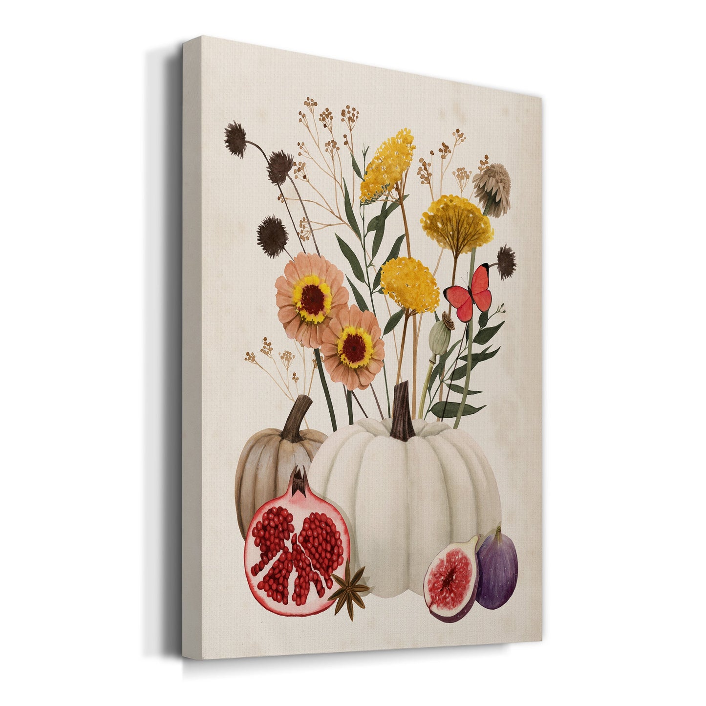 Fall Botanicals I Premium Gallery Wrapped Canvas - Ready to Hang