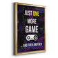 Gamer at Play II - Modern Framed Canvas Print