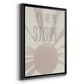 Sunshine - Modern Framed Canvas Print