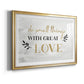 Small Things Gold Premium Framed Print - Ready to Hang