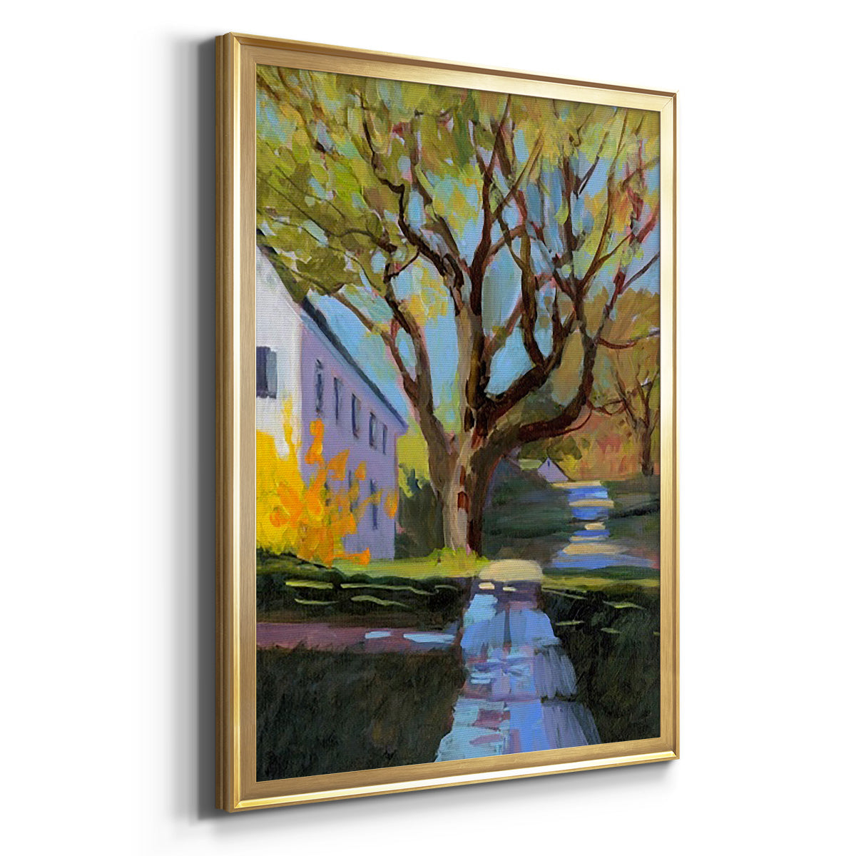 Spring in New England - Modern Framed Canvas Print