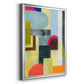 City of Rainbows I - Modern Framed Canvas Print