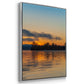 Molten Gold - Floater Framed Canvas Print