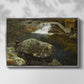 By the Mill Pond (En Mølledam), 1850 - Floater Framed Canvas Print