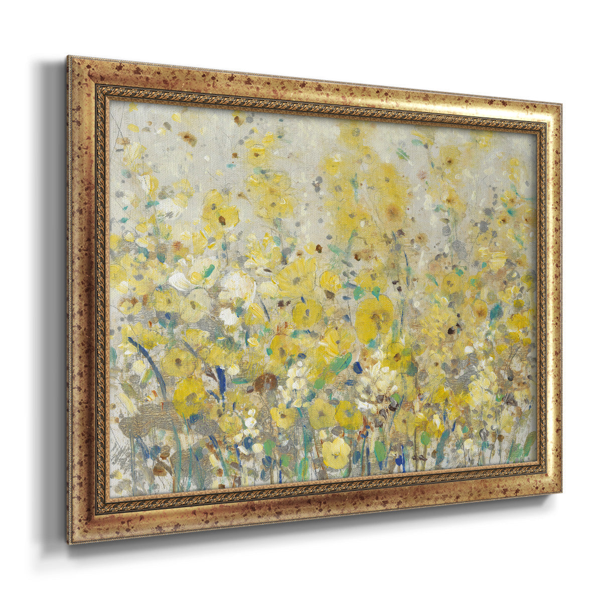 Cheerful Garden I Premium Framed Canvas- Ready to Hang