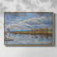 The Banks of the River Seine, 1893 - Floater Framed Canvas Print
