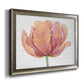 Single Pink Bloom I Premium Framed Canvas- Ready to Hang