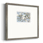 Chickadees and Blossoms I Premium Framed Print Double Matboard