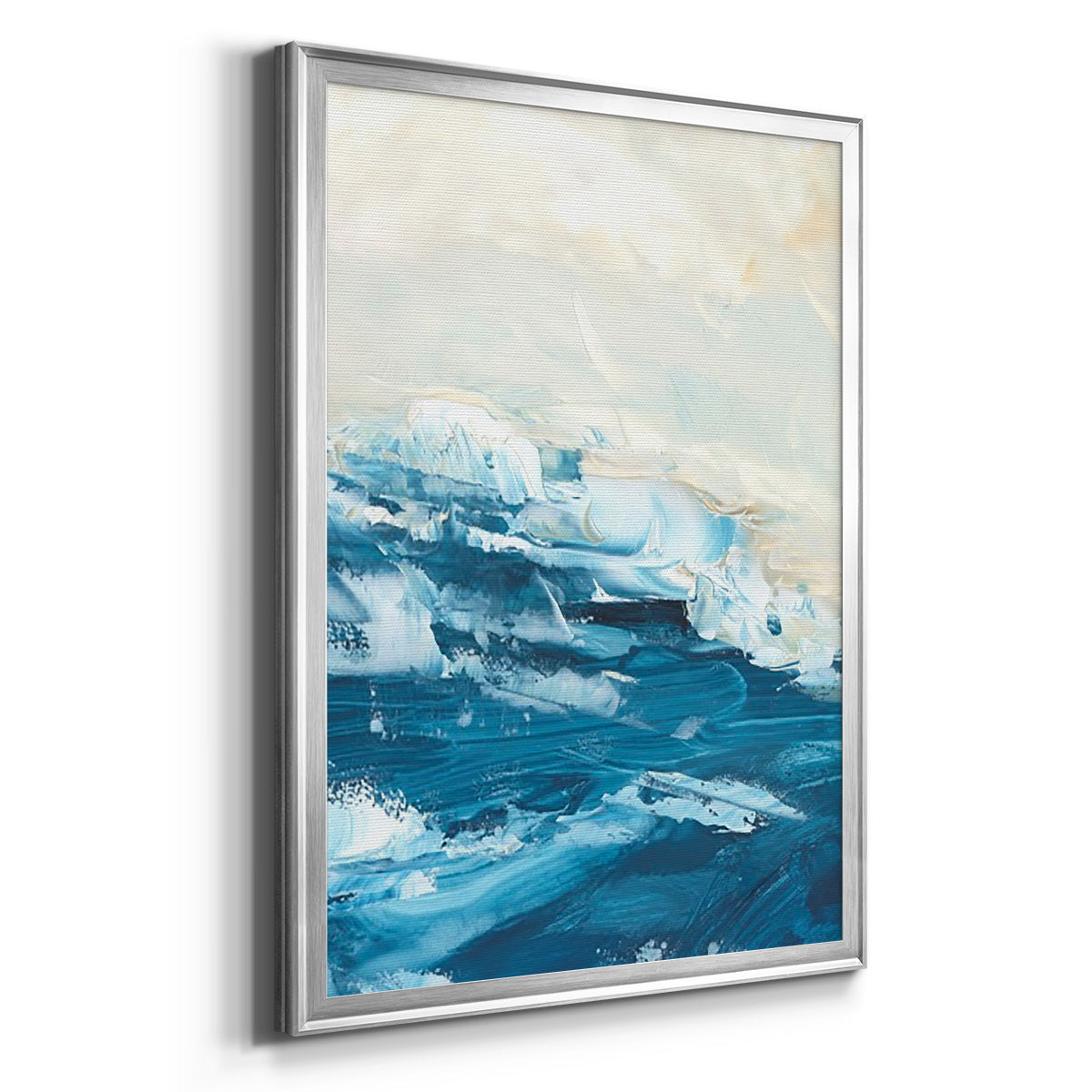 Wave after Wave I - Modern Framed Canvas Print