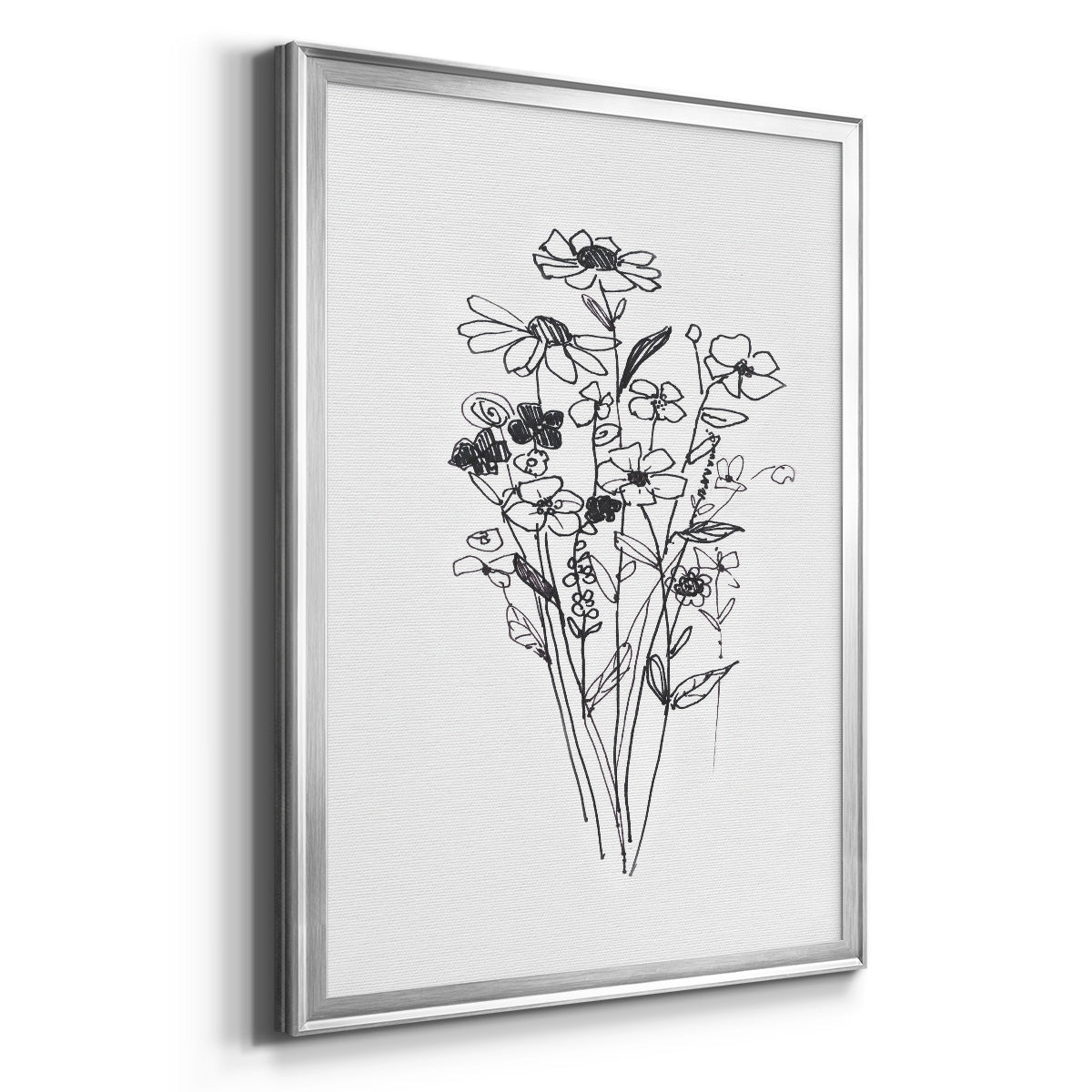 Farmhouse Plants II - Modern Framed Canvas Print