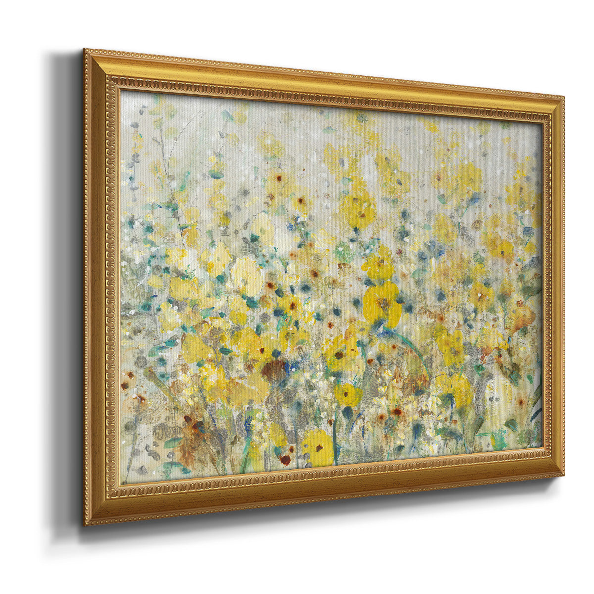 Cheerful Garden II Premium Framed Canvas- Ready to Hang