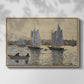 Two Schooners, Gloucester, c. 1880 - Floater Framed Canvas Print