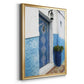 Morocco Door - Modern Framed Canvas Print