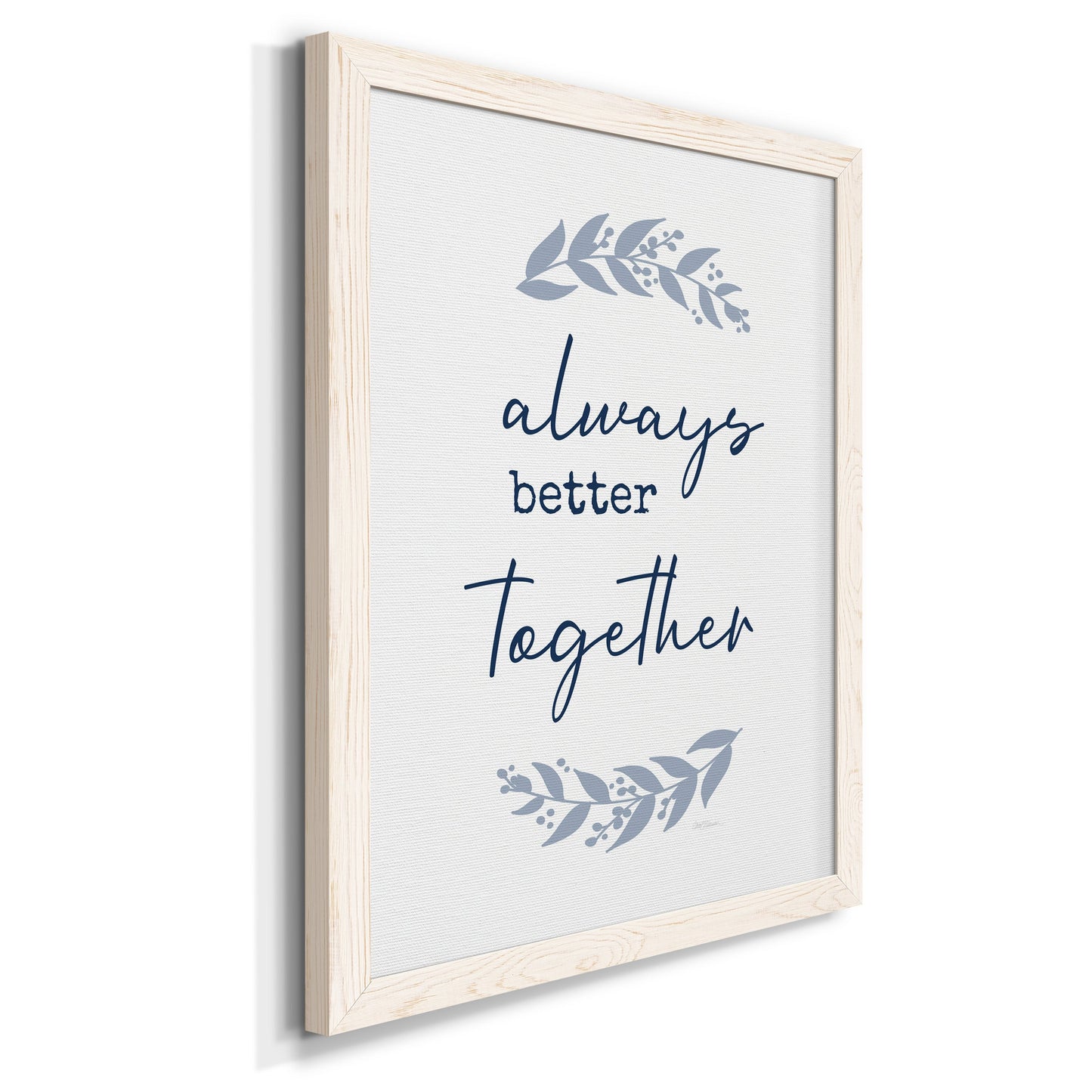 Always Together - Premium Canvas Framed in Barnwood - Ready to Hang