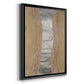 Silver Lake II - Modern Framed Canvas Print