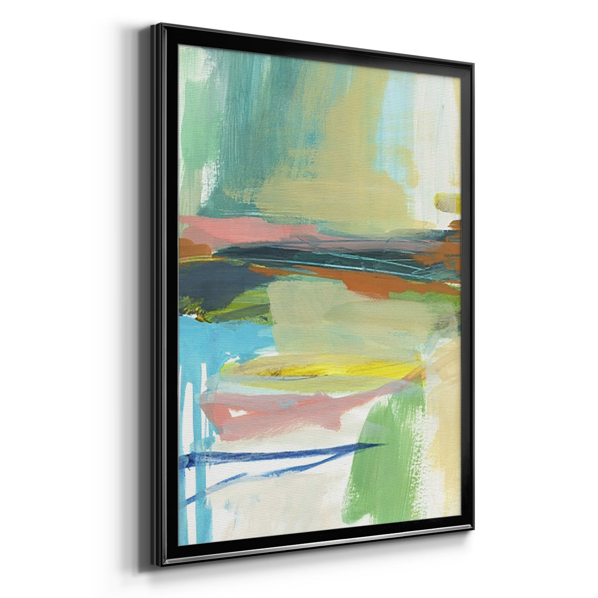 Radiant Horizon III - Modern Framed Canvas Print