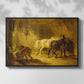 Heath Ewe and Lambs, 1810 - Floater Framed Canvas Print