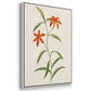 Flowers of the Seasons I - Framed Premium Gallery Wrapped Canvas L Frame 3 Piece Set - Ready to Hang