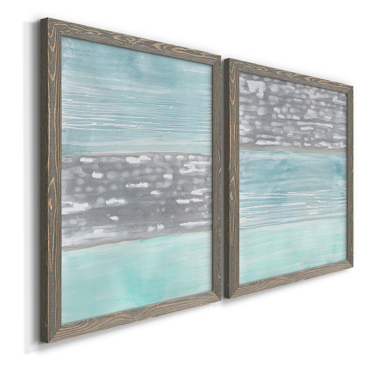 Hydrusphere I - Premium Framed Canvas 2 Piece Set - Ready to Hang