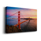 The Golden Gate Bridge at Sunset - Canvas Art Print