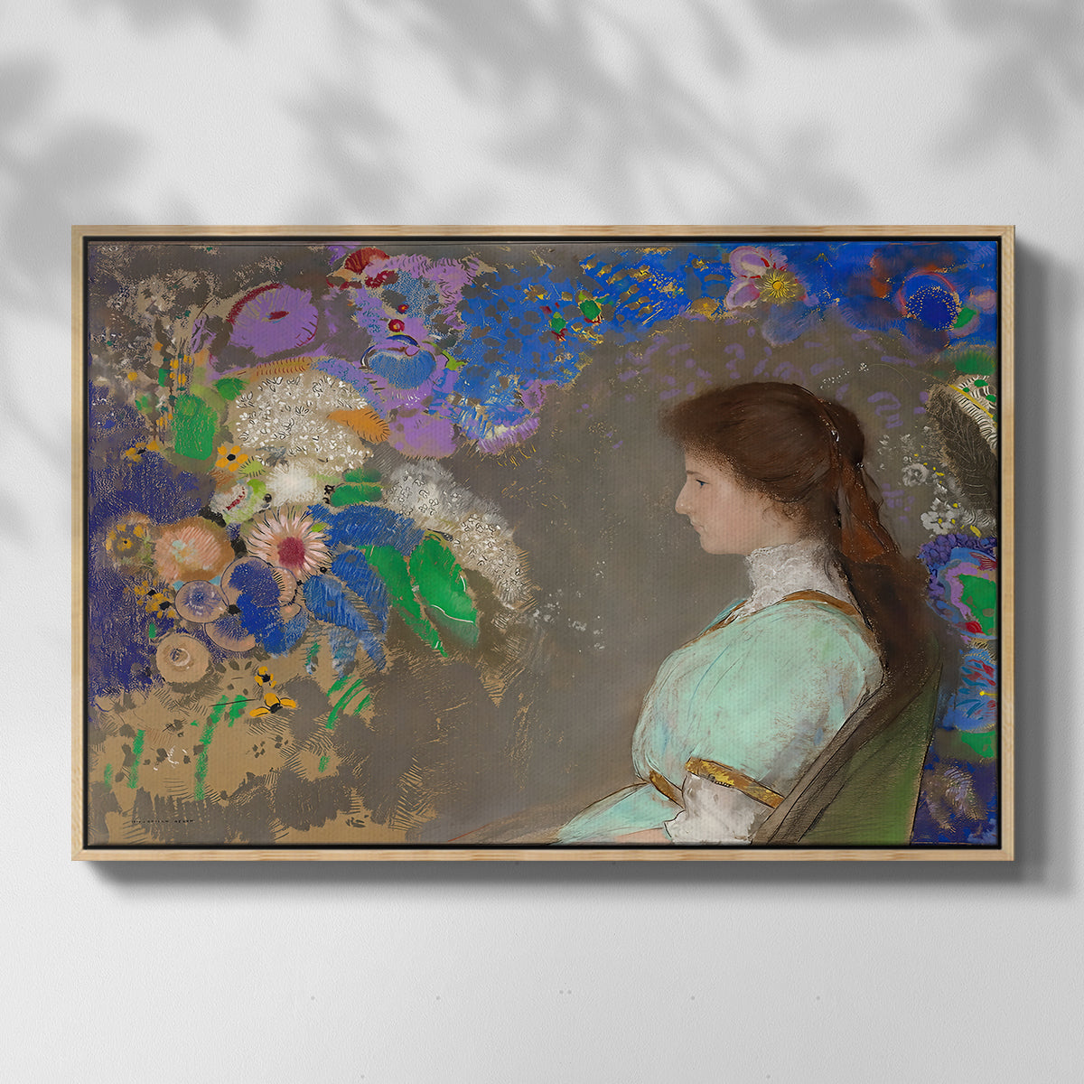 Portrait of Violette Heymann, 1910 - Floater Framed Canvas Print