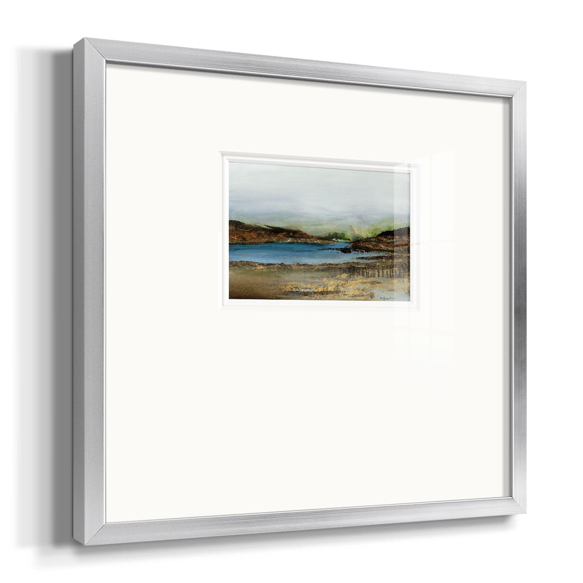 Lakeside Premium Framed Print Double Matboard