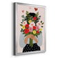 Darling Valentine Collection B - Modern Framed Canvas Print