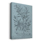 Botanical on Teal I Premium Gallery Wrapped Canvas - Ready to Hang