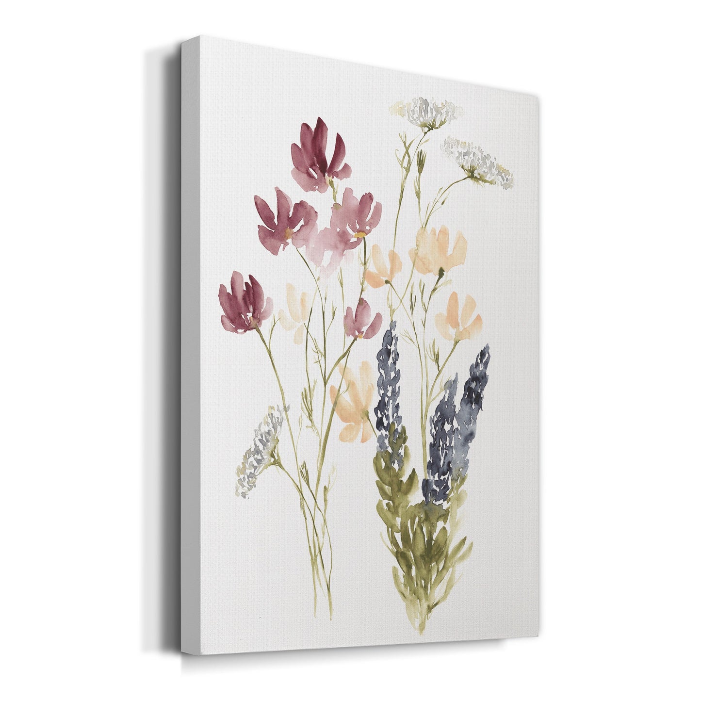 Lobelia Garden II Premium Gallery Wrapped Canvas - Ready to Hang