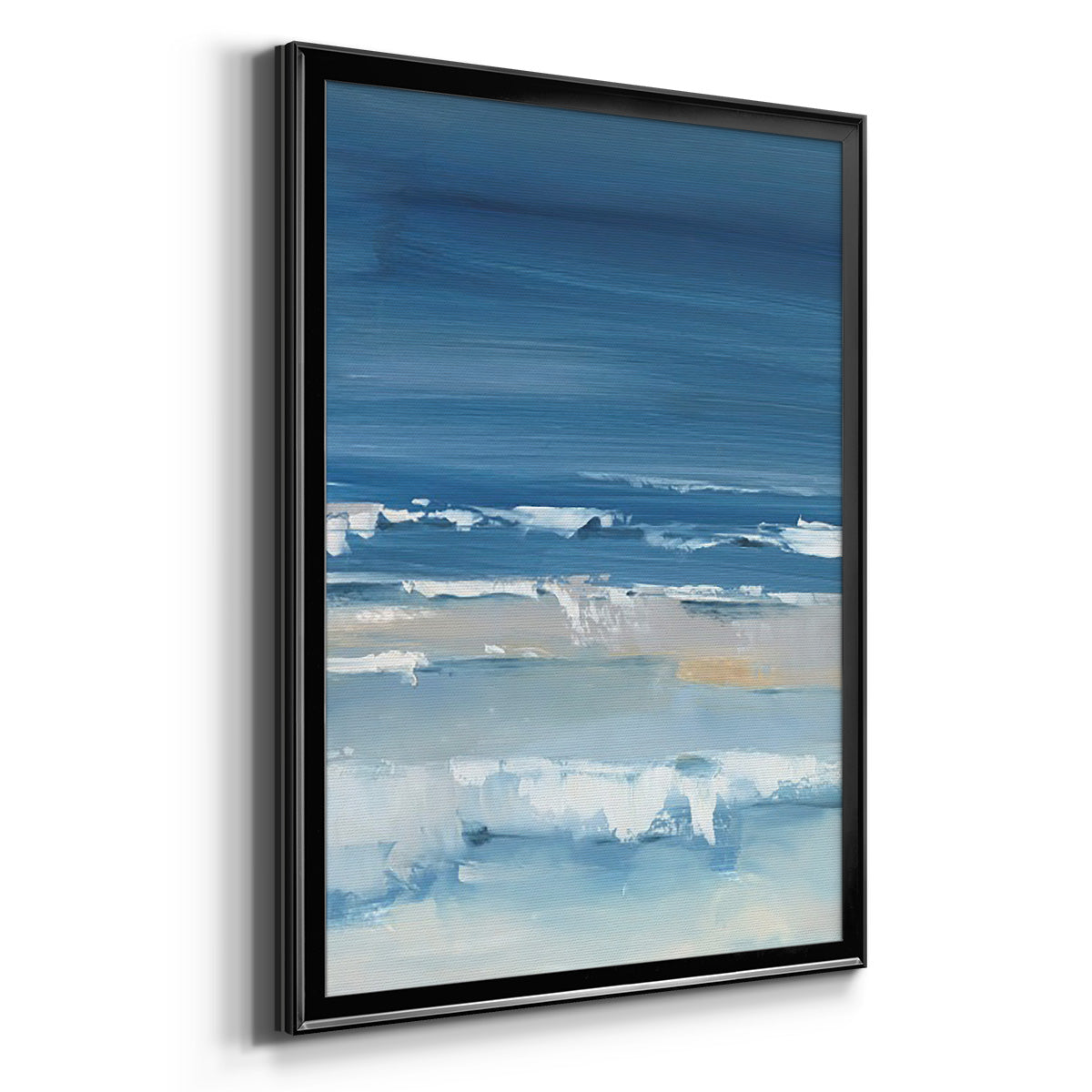 Coastal Colors I - Modern Framed Canvas Print