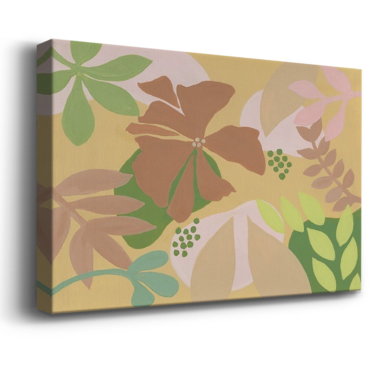 Neutral Blooms IV Premium Gallery Wrapped Canvas - Ready to Hang