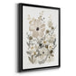 Neutral Nature I - Modern Framed Canvas Print