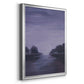 Amethyst Moonlight II - Modern Framed Canvas Print