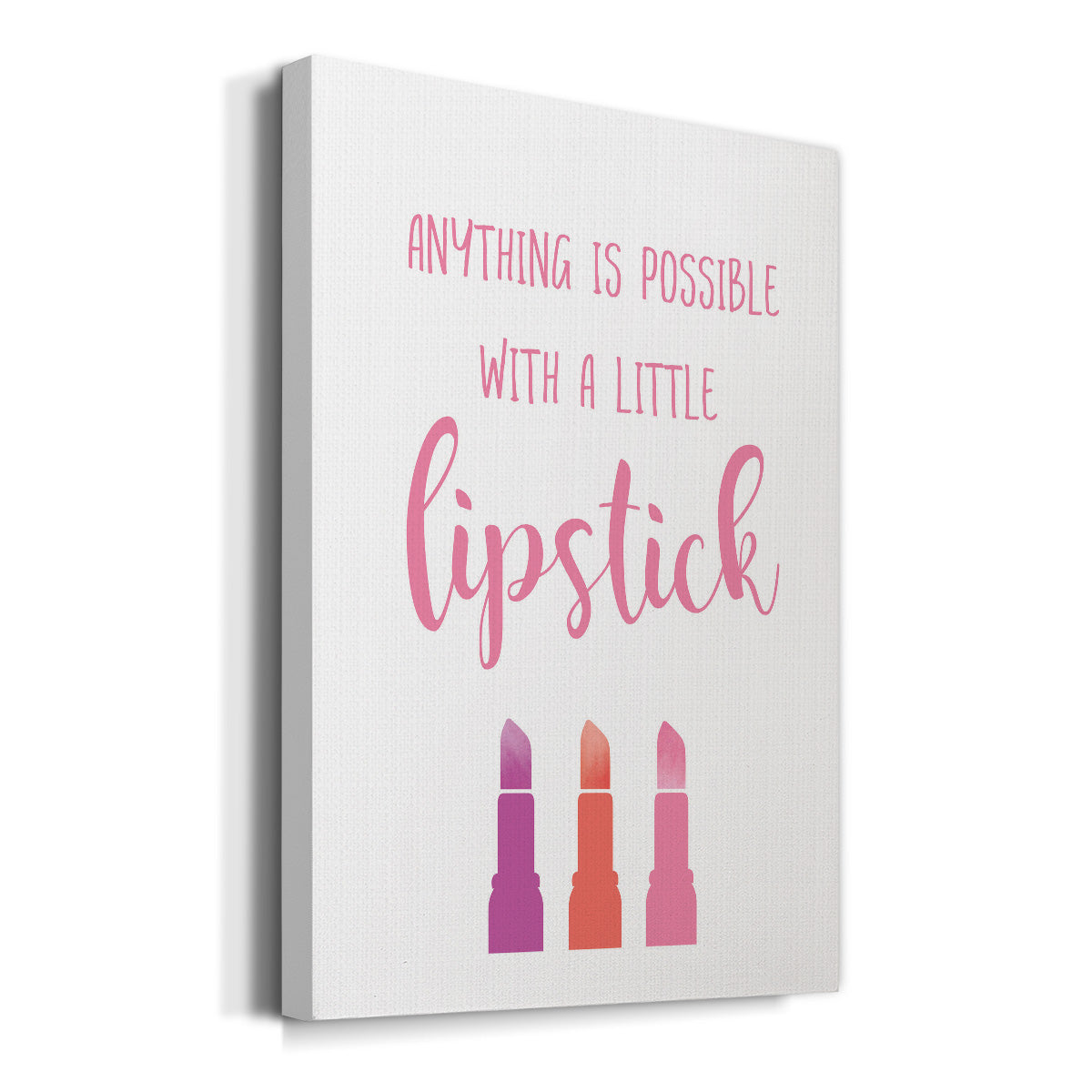 Little Lipstick Premium Gallery Wrapped Canvas - Ready to Hang