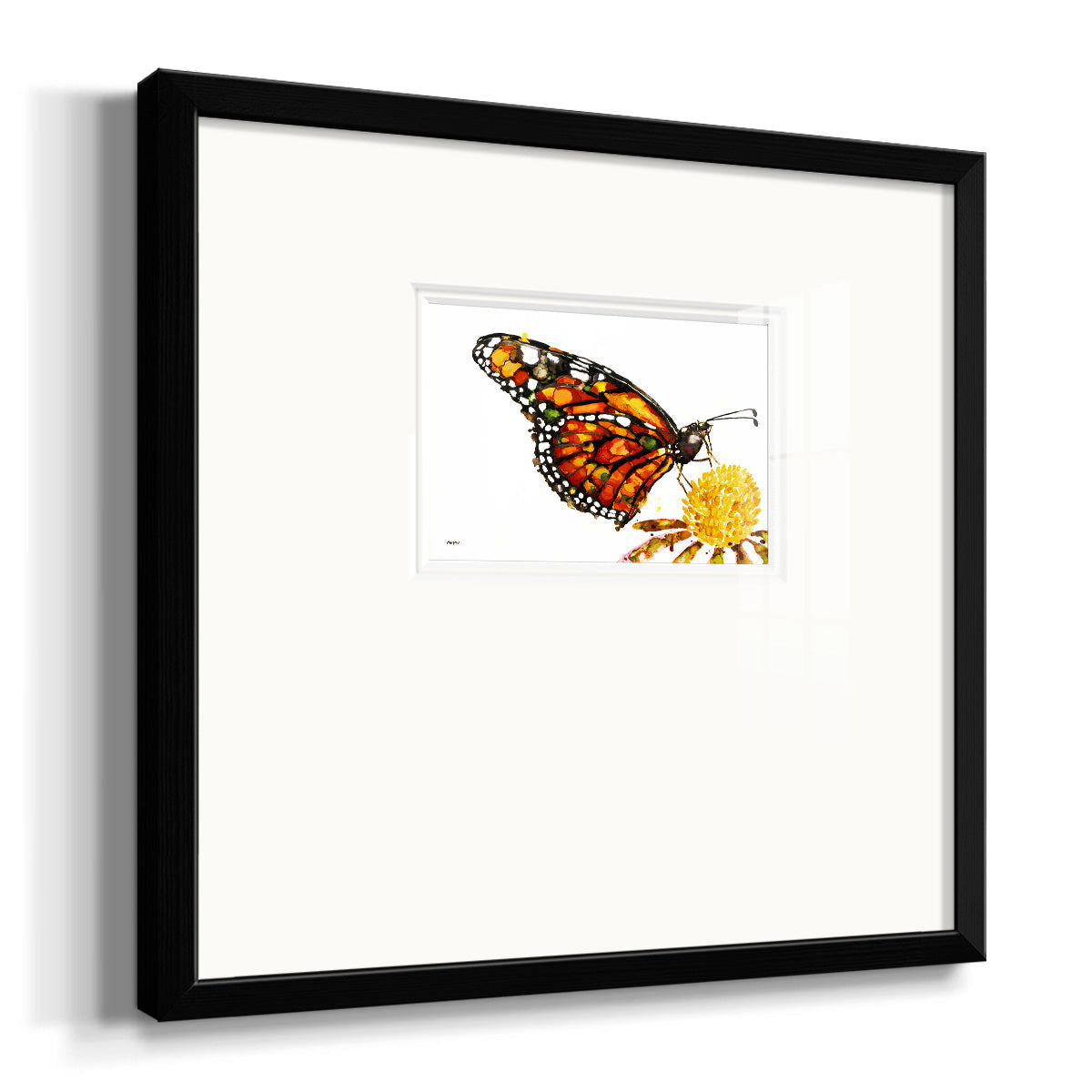 Wings I Premium Framed Print Double Matboard