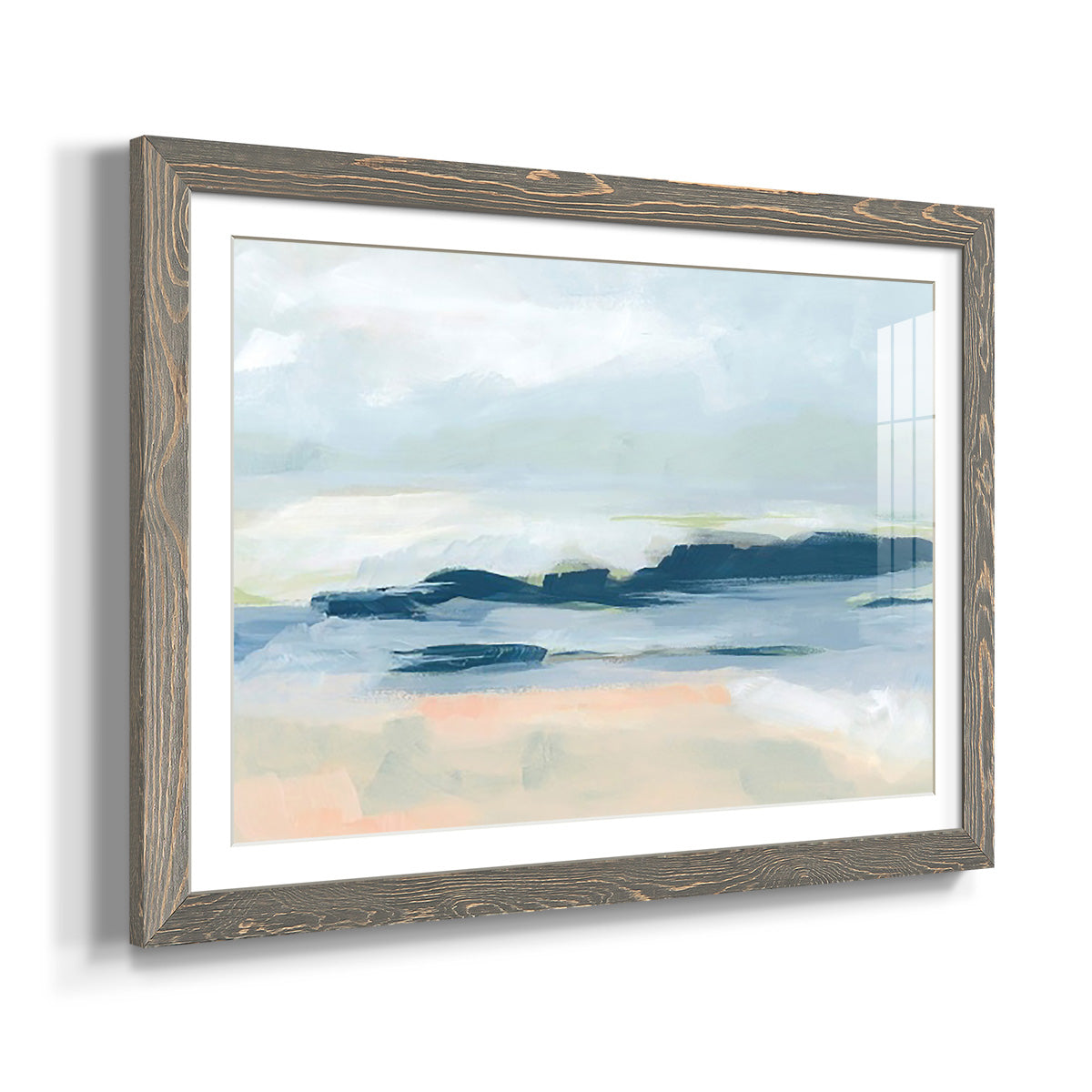 Matala Coast I - Barnwood Framed Art Print