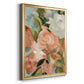 Bouquet Scatter III - Modern Framed Canvas Print