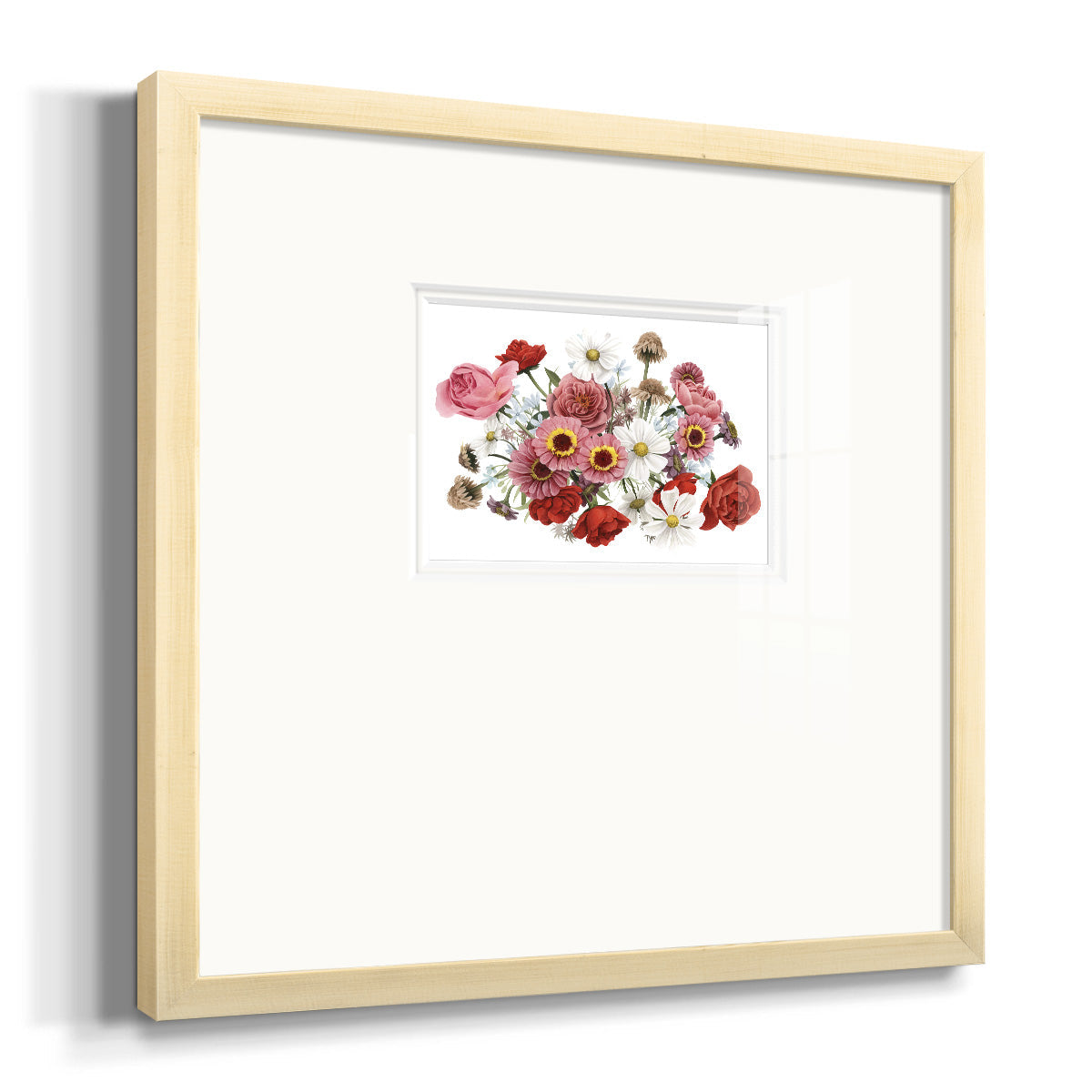 Modern Arrangement III Premium Framed Print Double Matboard