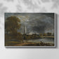 Salisbury Cathedral from the Meadows, c. 1831 - Floater Framed Canvas Print