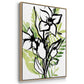 Tropical Sketchbook I - Framed Premium Gallery Wrapped Canvas L Frame 3 Piece Set - Ready to Hang