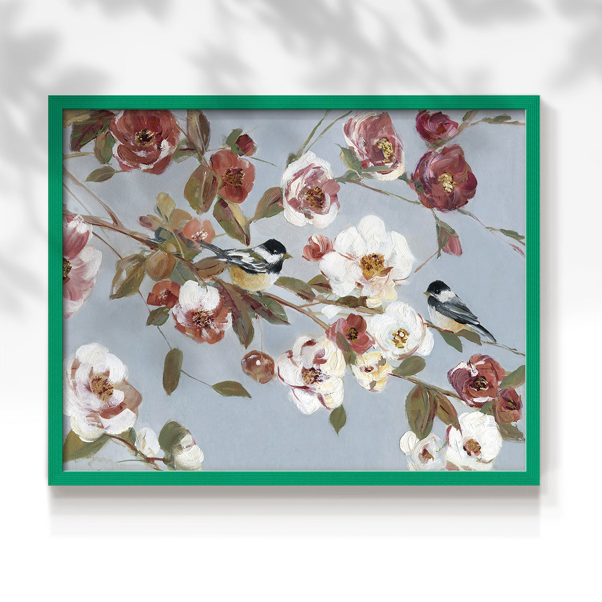 44432,artwork,flowers,songbirds,blooming,pastel colors,nature,painting,tranquility,floral,decor,home,birds,soft tones,wall art,still life,elegance,design,garden,wildlife,peace,beauty,colorful,composition,branches,brushwork,canvas,contemporary,aesthetic,visual,spring,serene,charm,details,flora,fauna,modern,interior design,color palette,harmony,inspiration,Re-stickable,Plants & Flowers